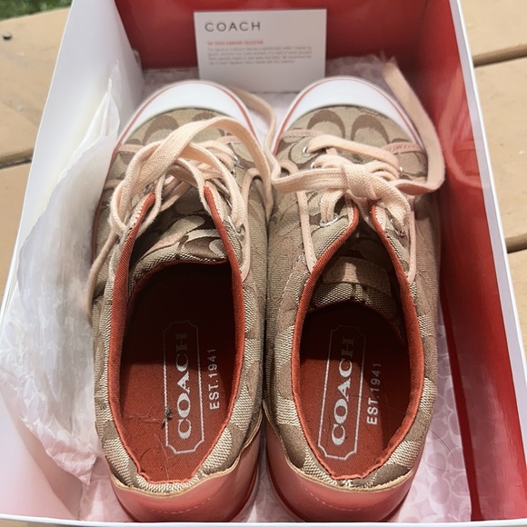 Coach Barrett Sneakers WITH BOX! - Picture 5 of 7